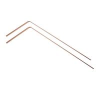 Serenophile Copper Dowsing Rods, Divining Rod Kit, Pendulum Board Set, 2PCS Copper Detection Tools with Amethyst Pendant for Water Hunting, Mineral Finding, Spiritual Energy Cleansing