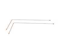 Serenophile Copper Dowsing Rods, Metal Detector Rods, 99.9% Pure Copper Divination Tools for Water Finding, Gold Prospecting, Treasure Hunting, 2 Pack