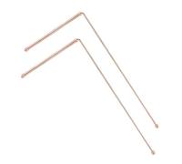 Serenophile Copper Dowsing Rods, Metal Detector Rods, 99.9% Pure Copper, Portable Water Finding Tools for Treasure Hunting, Gold Prospecting, 2 Pack