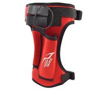 Serenophile Diving Knife Sheath, Leg Strap Holder, Adjustable Neoprene Wrap, Double Pockets, D-Ring, for Scuba Divers, Red