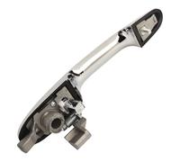 Serenophile Door Handle, Exterior Door Handle, Front Left Driver Side for Alfa Romeo 147 5 Door LHD, Direct Replacement OEM 156073258, Silver ABS Metal, Pack