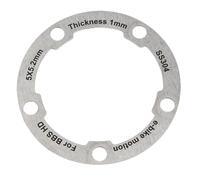 Serenophile Electric Chainring Washer for for bafang for bbs HD E-Bike Accessories Aluminum Alloy Silver Replacement Part Compatible with Drive Motor