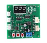 Serenophile Fan Speed Controller, Temperature Controller, DC Fan Regulator, Dual Channel PWM Control, LED Display, 12V-48V Motor Cooling for PC Case, Radiator