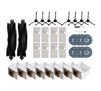 Serenophile For for eufy for omni C20 Robot Vacuum Accessories, 36-Piece Kit with Main Brushes, Side Brushes, HEPA Filters, Dust Bags, Wipes and Tools