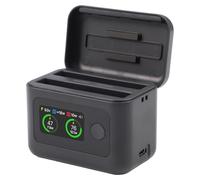 Serenophile for smart 27W Fast Charging Hub with LED Display for for insta360 X5, Two-Way Battery Charger Case with Power Bank Mode, Compact Travel Accessory