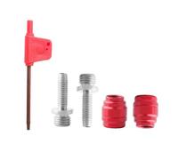 Serenophile for sram Stealth-A-Majig Olive and Barb Kit for Hydraulic Brake Hose, Steel Fitting with T8 for torx Threaded Insert, Red, 5-Pack or 2-Pack with Wrench