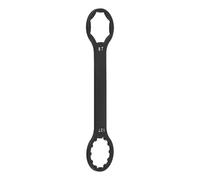 Serenophile Front Fork Cap Wrench Tool for XCR/XCT/XCM/RST Shock Absorber Top Cap Removal, Aluminum Alloy Bike Suspension Repair Spanner, Black