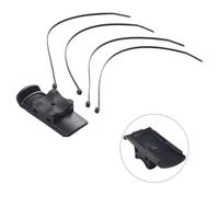 Serenophile GPS Navigation Holder Compatible with for garmin for oregon for dakota eTrex 10 20 30 GPSMap 62 62S, Sturdy Plastic Bike Mount Bracket with Cable Ties, Black, 5-Pack Set for Cycling