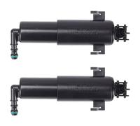 Serenophile Headlight Washer Nozzle, Spray Jet, 2 Pack for BMW 3 Series E90 E91 E92 E93, Black Plastic Replacement Part 61677179311