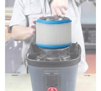 Serenophile HEPA Filter, Round Vacuum Filter, Washable Dust Extractor Filter, 99.97% Filtration for Bosch GAS 20 L SFC, GAS 1200 L, Nilfisk Aero 21-21 PC