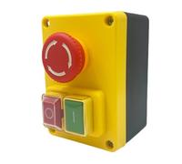 Serenophile KJD17D NVR Electromagnetic Push Button Switch 250V 16A with Exigent Stop Function for Industrial Machinery and Power Tools