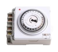 Serenophile Mechanical Timer, Water Pump Controller, Cycle Timer, AC 110-240V Delay Switch for Intelligent Pump Control, Daily Circulation, White, 1 Pack