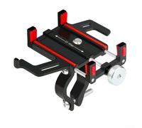 Serenophile Mobile Phone Holder, 360 Degree Adjustable Phone Holder For Motorcycles Maximize Your Riding Experience(Red)