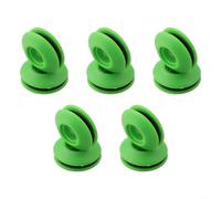 Serenophile Plastic Eyelets Set,10/50pcs Weather Resistant Plastic Grommet Kit And Eyelet Hole Punch Pliers For Tarpaulin Repair(10pcs Green)
