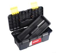 Serenophile Plastic Toolbox With Lining, 10inch Toolbox Hardware Tool Box Multifunctional Case Electrician Carpenter For Electricians