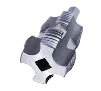Serenophile PPR Pipe Threader, PVC Pipe Tapping Tool, Internal Thread Opener, Double-End 20mm 25mm for Electric Drill, Metal Water Pipe Fitting Kit for DIY Plumbing Repairs