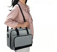Serenophile Projector Carrying Case, Projector Bag for VIEWSONIC, Oxford Cloth Storage with Pockets, Shockproof Travel Organizer for Mini Projectors, Black Grey