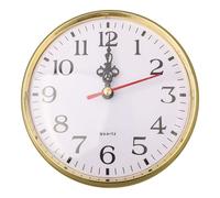 Serenophile Quartz Clock Insert Movement 130mm Gold Arabic Numerals Silent DIY Replacement Kit for Wall Clock Repair and Craft Projects