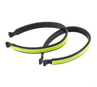 Serenophile Reflective Bike Clip Set Keep Your Pants Safe While Cycling, Available in Two Quantities (2pcs)