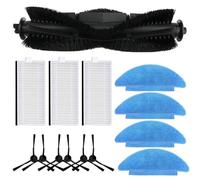 Serenophile Replacement Parts for Conga 7490 Genesis, Mop Pads, Side Brushes, Filter Kit for Cecotec Robot Vacuum, Deep Clean Corners, Easy Install