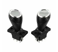 Serenophile Ride On Car Switch, Kids Electric Car Parts, 12V Forward Reverse Rocker, Auto Reset Joystick for Peg Perego Bumper Car, 2 Pack