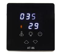 Serenophile Sauna Controller, Steam Bath Controller, Temperature Controller for Sauna Heater, Digital Timer 30min-12h, ABS Plastic, Black, 1 Pack