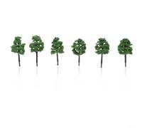Serenophile Set of 40 Deep Green Plastic Model Trees for N Gauge Railway and Outdoor Landscape Design