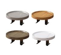 Serenophile Sofa Tray, Couch Table, Armrest Tray, Clip-On Side Table for Drinks, Snacks, Remote, Adjustable 5-25.5cm, Space-Saving Wood Design for Living Room, Apartment
