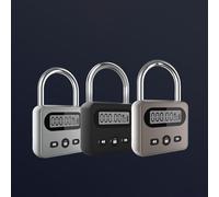 Serenophile Timer Lock, Timed Lock Box, USB Timer Lock, Metal Timing Padlock with LCD Display, 999 Hour Countdown, Rechargeable Electronic Time Lock for Self Discipline, Office, Students