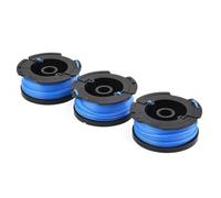 Serenophile Trimmer Spool Line for Black Decker Reflex Strimmer ALM BD032, 3 Thread Ends Blue Wire for Electric Grass Cutter