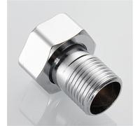 Serenophile Union Radiator Valve Tail for Bathroom Heating Systems, 3/4" Female x 1/2" Male Thread, Stainless Steel, 24 x 38 mm, Silver
