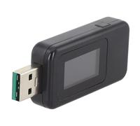 Serenophile USB Tester 4-30V 0-6.5A Digital Voltmeter Ammeter with 0.96 Inch IPS Color Display for Voltage Current Power Capacity Detection