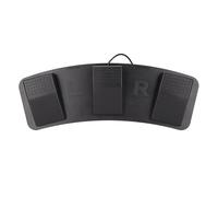 Serenophile USB Triple Foot Switch Pedal Programmable Keyboard for Gaming Office Transcription PACS Ergonomic Design 3 Pedals Black