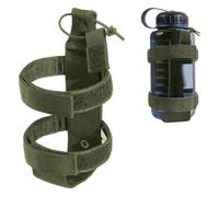 Serenophile Water Bottle Holder, Hiking Belt Pouch, Adjustable Carrier Bag, Elastic Cord Security, for Camping Outdoor Sports