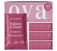 Serenova Ashwagandha Menopause Supplements 30 x 20g | Raspberry Flavour | with Lion's Mane, Maca Root & Green Tea | 24 Vitamins & Minerals | Source of Protein Perimenopause Shake for Women