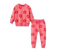 SERENYOU Kids Tracksuit Boys Sweatshirt Joggers Suit Girls Jumper Jogging Pants Set Unisex Activewear Set 5-6 Years Style 17
