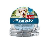 SERESTO Dog Collar Flea and Tick Prevention -8kg 2 units