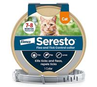 Seresto Flea and Tick Control Collar For Cats (1 Collar), Long-Lasting & Simple Treatment For Cats, 7-8 Months Of Protection, Keeps Pets Protected From Fleas & Ticks