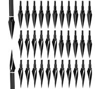 SERfawnCH Traditional Broadheads 30 Pack, Heat-Treated 100/125 Grain Practice Arrow Tips for Compound & Recurve Bows, Hunting & Target Archery