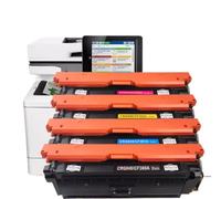 SErgcrFXb Toner Cartridge CF360A CF361A 508A Compatible With M552 M552DN M553 M553DN M553N M553X M577 M577C M577F M577Z(CF362A-Y)