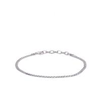 Serge DeNimes Men's Flat Cuban Bracelet Sterling Silver