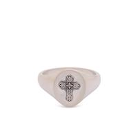 Serge DeNimes Men's Gothic Cross Ring Silver