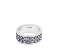 Serge DeNimes Men's Jacquard Ring Sterling Silver