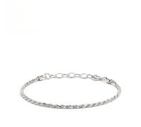 Serge DeNimes Men's Rope Bracelet Sterling Silver