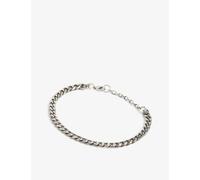 Serge Denimes Mens Serge Denimes Scale Sterling-Silver Chain Bracelet Silver