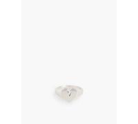 Serge Denimes Mens Silver Broken Heart Sterling-silver Ring N