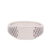Serge DeNimes Men's Track Ring Silver