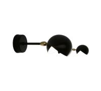 Serge Mouille Eye Wall Lamp Small Black