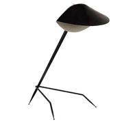 Serge Mouille Tripod Table Lamp Black & Brass