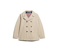 Superdry Merchant Twill Pea Coat Beige XL Man